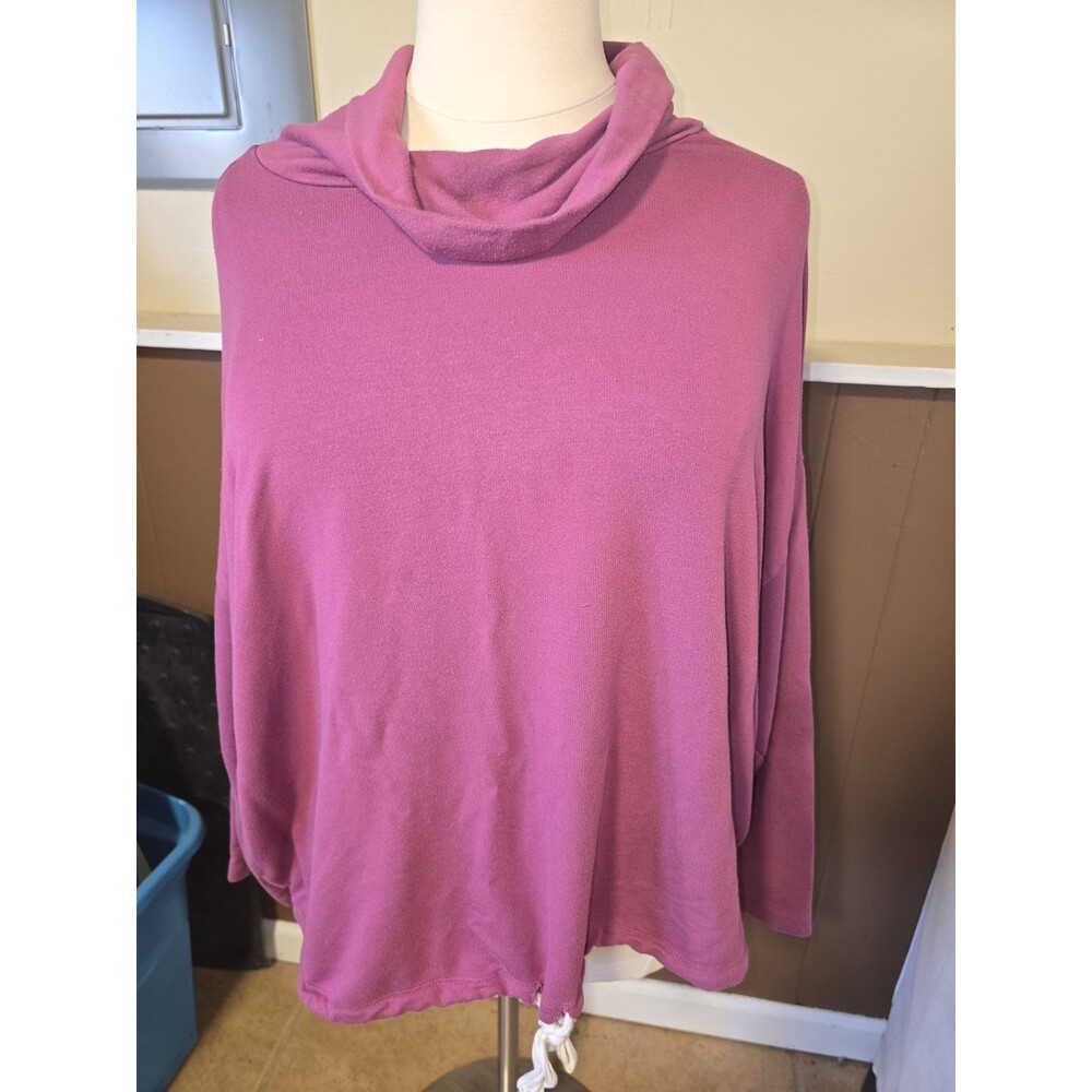 Torrid Dream Fleece Cowl Neck Sweatshirt Top Plus  Size 4 Modal Cotton Spandex